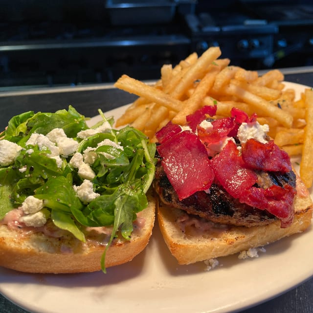 Aussie Lamb Burger.