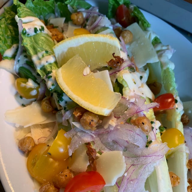 Classic Chicken Caesar Salad.